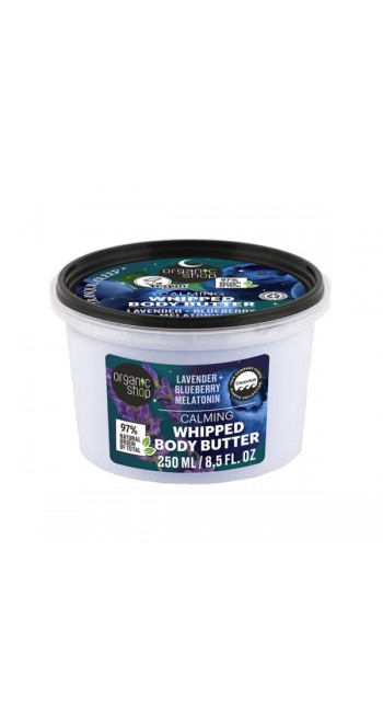Organic Shop by Natura Siberica Dreamy Night Moonlight Calming Whipped Body Butter, 250ml