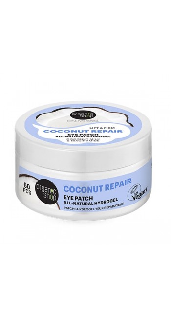 Organic Shop by Natura Siberica Coconut Repair Lift & Firm Natural Eye Patches, 60τμχ