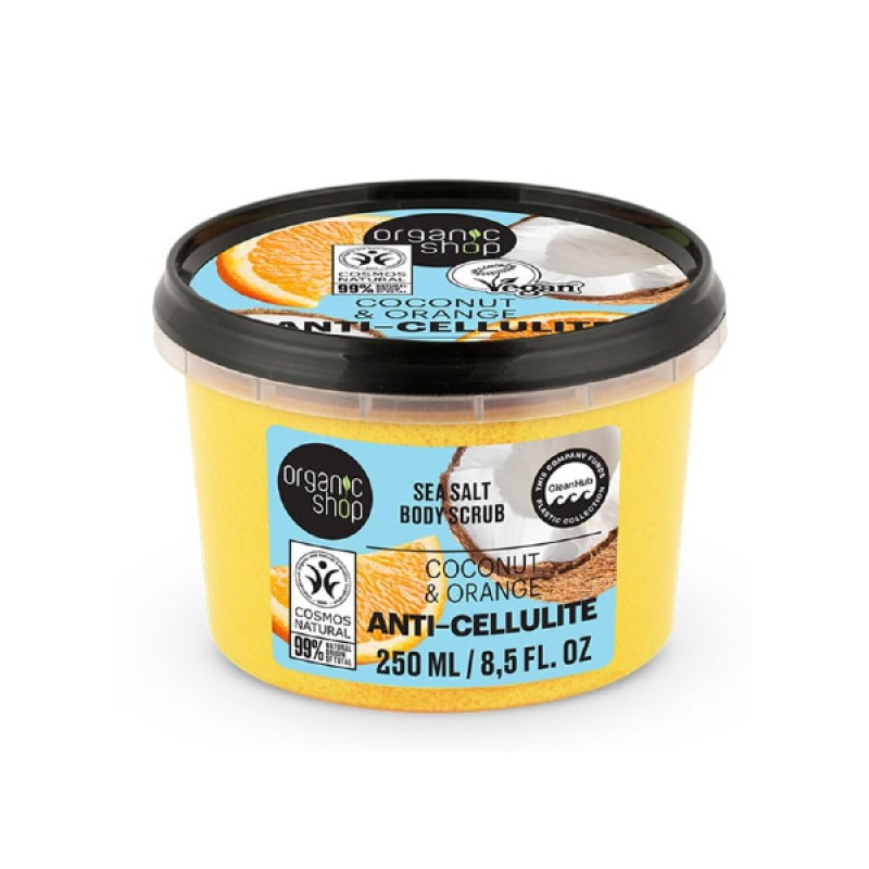 Organic Shop by Natura Siberica Anti-Cellulite Scrub Απολεπιστικό Σώματος, 250ml