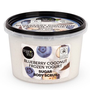 Organic Shop Sugar Body Scrub Σώματος με Blueberry Coconut Frozen Yogurt, 250ml 