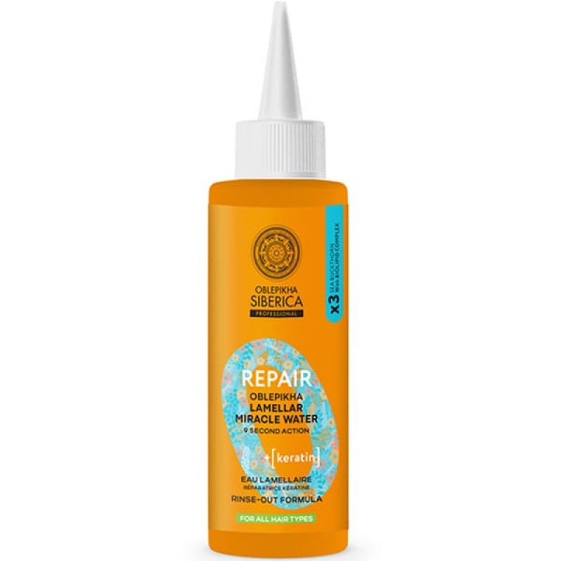 Natura Siberica Oblepikha Lotion Μαλλιών για Αναδόμηση με Κερατίνη, 200ml Natura Siberica Oblepikha Lotion Μαλλιών για Αναδόμηση με Κερατίνη, 200ml
