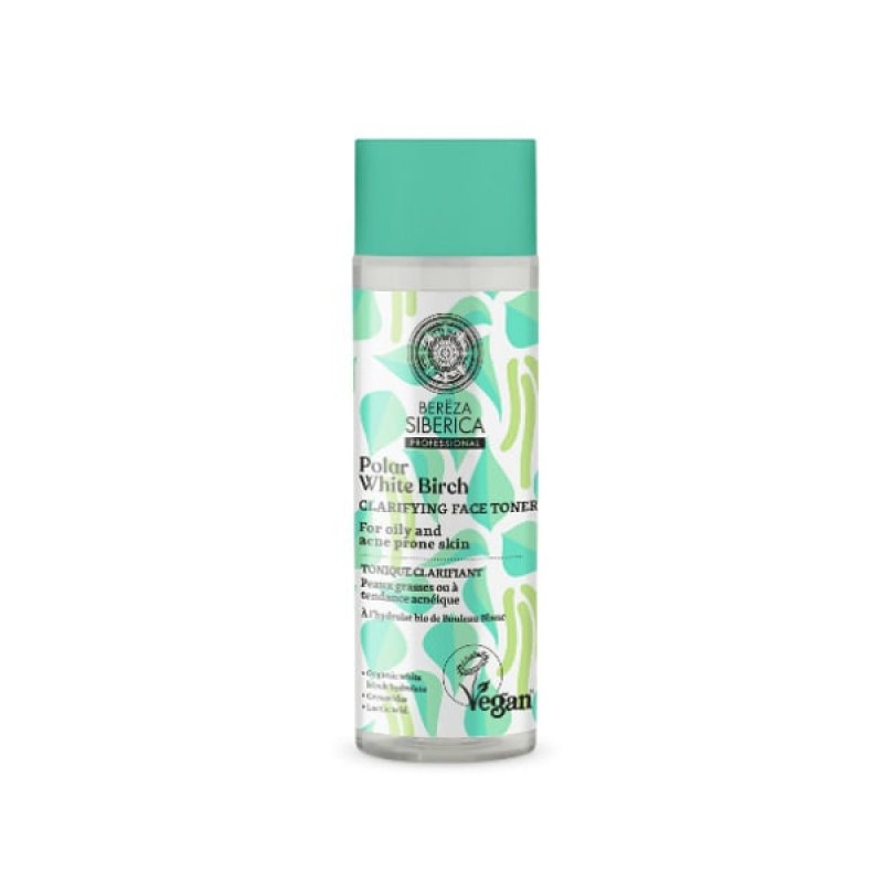 Natura Siberica Polar White Birch Clarifying Face Toner Τονωτική Λοσιόν Εξισορρόπησης για Λιπαρή και Ακνεϊκή Επιδερμίδα, 200ml Natura Siberica Polar White Birch Clarifying Face Toner Τονωτική Λοσιόν Εξισορρόπησης για Λιπαρή και Ακνεϊκή Επιδερμίδα, 200ml