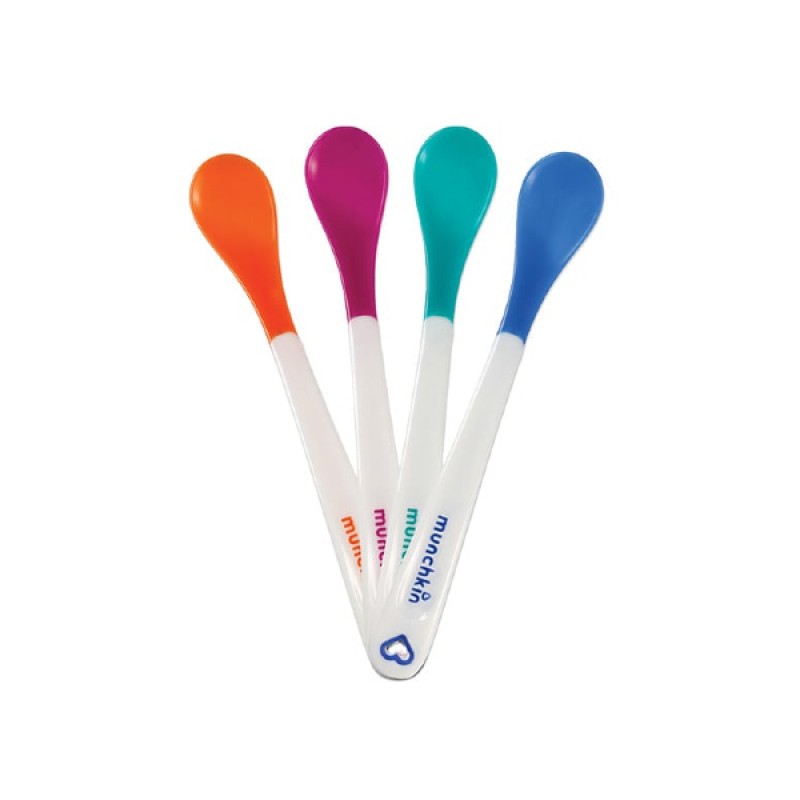 Munchkin White Hot Safety Spoons Κουτάλια με Ένδειξη Θερμότητας 3m+, 4τμχ Munchkin White Hot Safety Spoons Κουτάλια με Ένδειξη Θερμότητας 3m+, 4τμχ