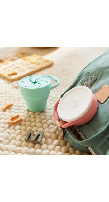 Munchkin Snack Catcher Μαλακό Πτυσσόμενο Δοχείο Σιλικόνης για Σνακ, 1τμχ