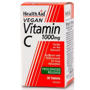 Health Aid Vitamin C 1000mg Βραδείας αποδέσμευσης, 30tabs