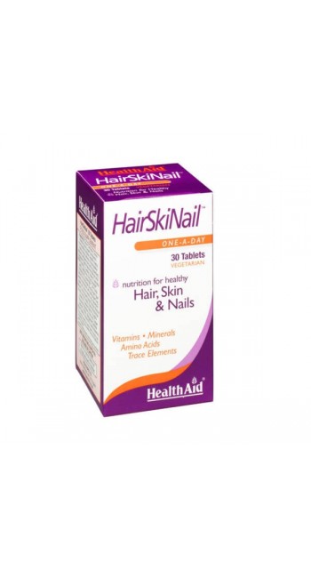 Health Aid Hair Skin & Nail, 30 tabs