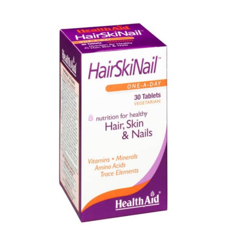 Health Aid Hair Skin & Nail, 30 tabs Health Aid Hair Skin & Nail, 30 tabs