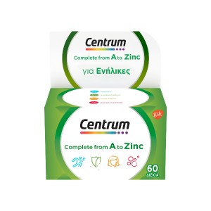 Centrum Complete from A to Zinc Πολυβιταμίνη, 60tabs 