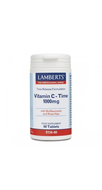 Lamberts Vitamin C 1000mg Βραδείας Απελευθέρωσης, 60tabs