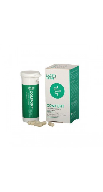Lactotune Comfort Συμπλήρωμα Διατροφής Πρεβιοτικών - Προβιοτικών για την Υγεία του Πεπτικού, 30caps