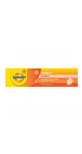 Supradyn Energy Πολυβιταμίνες με Συνένζυμο Q10, 15 Αν. Δισκία 