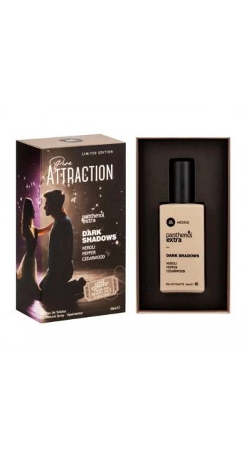 Panthenol Extra Pure Attraction Dark Shadows Ανδρικό Άρωμα Limited Edition, 50ml