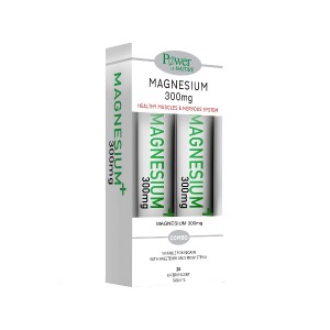 Power Of Nature Magnesium 300mg, 2x20 Αναβράζοντα Δισκία 