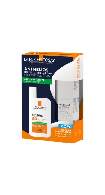 La Roche-Posay Anthelios UVMUNE 400 Fluid SPF50+ & Δώρο Toleriane Sensitive 