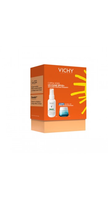 Vichy Capital Soleil Promo UV-CLEAR SPF50+ & Δώρο Mineral 89 Κρέμα Booster