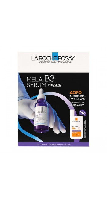 La Roche Posay Mela B3 Serum Ορός κατά των Κηλίδων & Δώρο Anti Spot Spf 50 Fluid