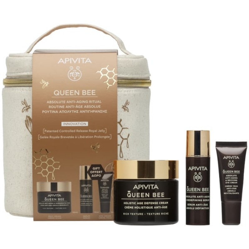 Apivita Promo Queen Bee Ρουτίνα Απόλυτης Αντιγήρανσης Apivita Promo Queen Bee Ρουτίνα Απόλυτης Αντιγήρανσης