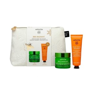 Apivita Promo Bee Radiant με Αντιγηραντική Κρέμα Πλούσιας Υφής & Δώρο Μάσκα Προσώπου με Πορτοκάλι για Λάμψη