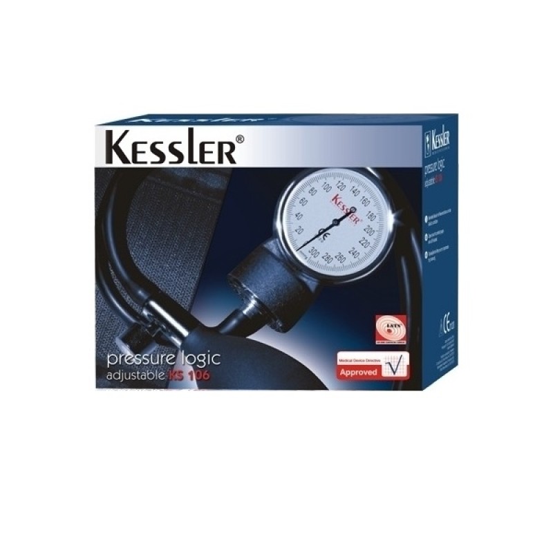 Kessler Pressure Logic Adjustable KS106 Αναλογικό Πιεσόμετρο Μπράτσου με Στηθοσκόπιο, 1τμχ Kessler Pressure Logic Adjustable KS106 Αναλογικό Πιεσόμετρο Μπράτσου με Στηθοσκόπιο, 1τμχ