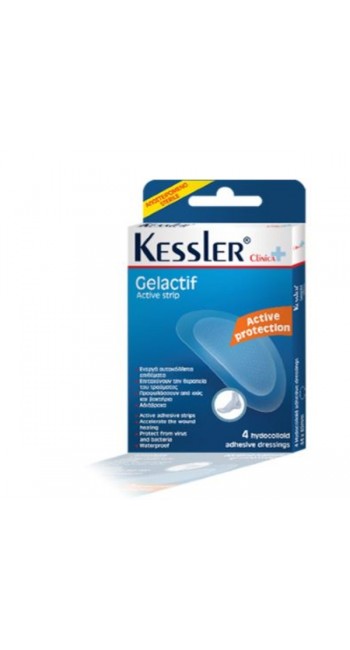 Kessler Gelactif Active strip Ενεργα αυτοκολλητα επιθεματα, 4 επιθεματα