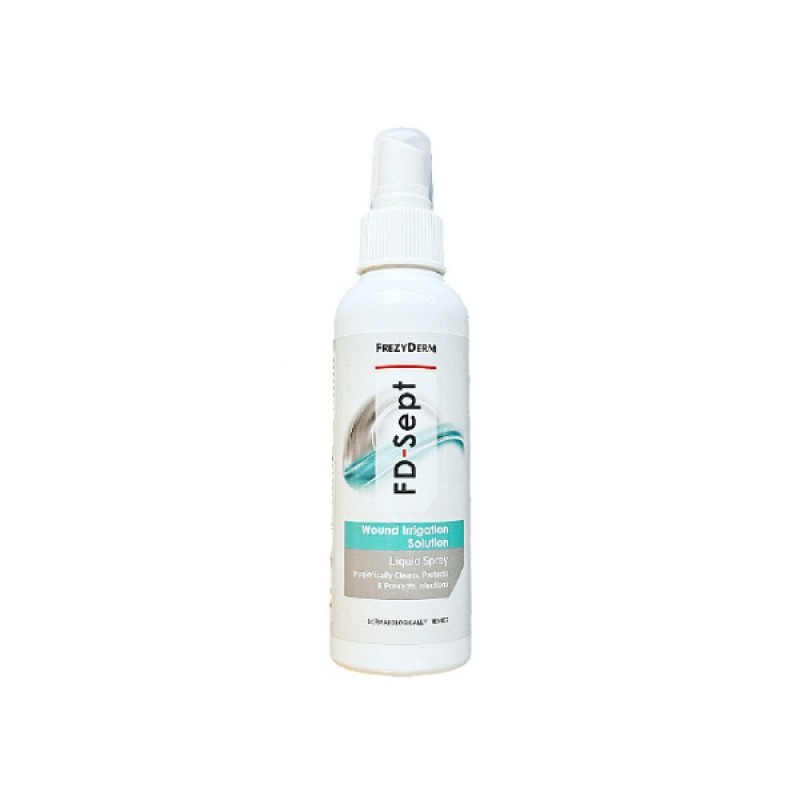 Frezyderm FD-Sept Liquid Spray Διάλυμα Έκπλυσης Πληγών χωρίς Αλκοόλη, 150ml Frezyderm FD-Sept Liquid Spray Διάλυμα Έκπλυσης Πληγών χωρίς Αλκοόλη, 150ml