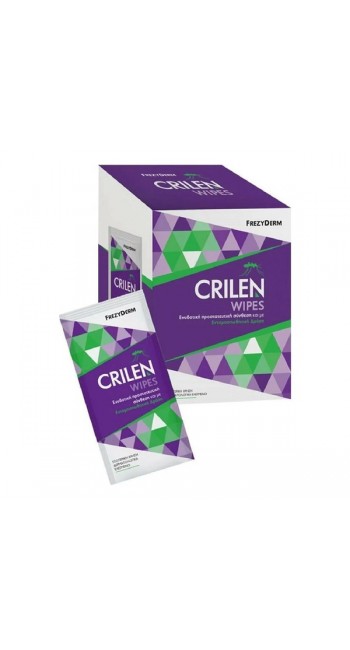 Frezyderm Crilen Wipes Εντομοαπωθητικά Μαντηλάκια σε Ατομικά Φακελάκια, 20τμχ