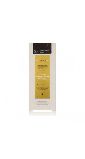 Korres Abyssinia Superior Gloss Colorant 5.4 Καστανό Ανοιχτό Χάλκινο