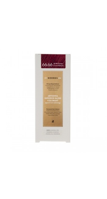Korres Abyssinia Superior Gloss Colorant 66.66 Ξανθό Σκούρο Έντονο Κόκκινο