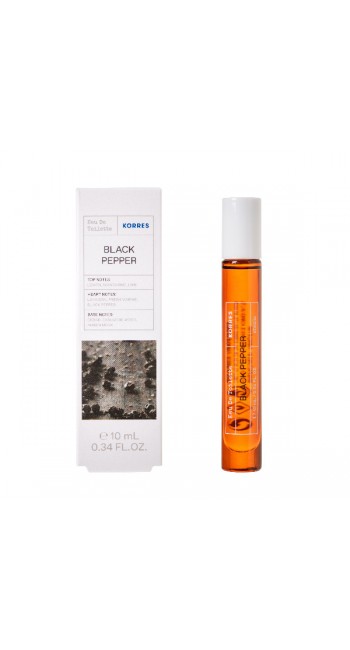Korres Black Pepper Eau De Toilette Ανδρικό Άρωμα, 10ml