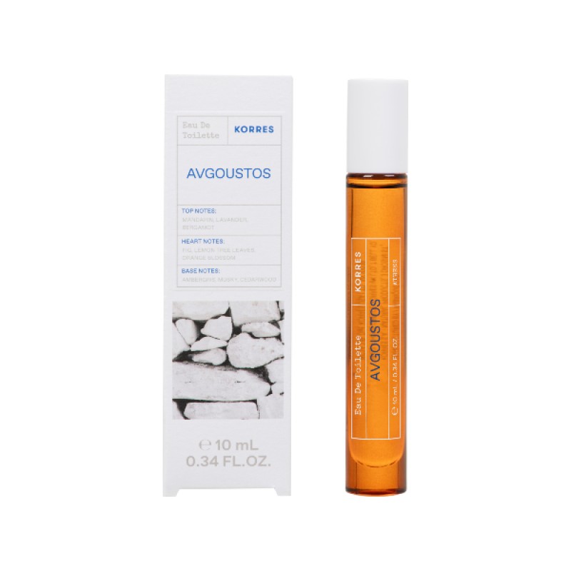 Korres Avgoustos Eau De Toilette Ανδρικό Άρωμα, 10ml Korres Avgoustos Eau De Toilette Ανδρικό Άρωμα, 10ml