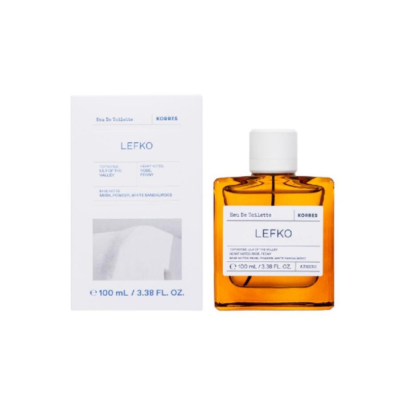 Korres Lefko Eau de Toilette Γυναικείο Άρωμα, 100ml Korres Lefko Eau de Toilette Γυναικείο Άρωμα, 100ml