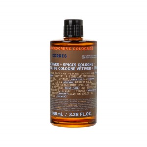 Korres ​Athenian Grooming Βέτιβερ + Μπαχαρικά Eau de Cologne, 100ml
