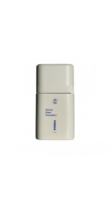 Korres Natural Sheer Foundation για Φυσική Κάλυψη 02 Medium, 30ml