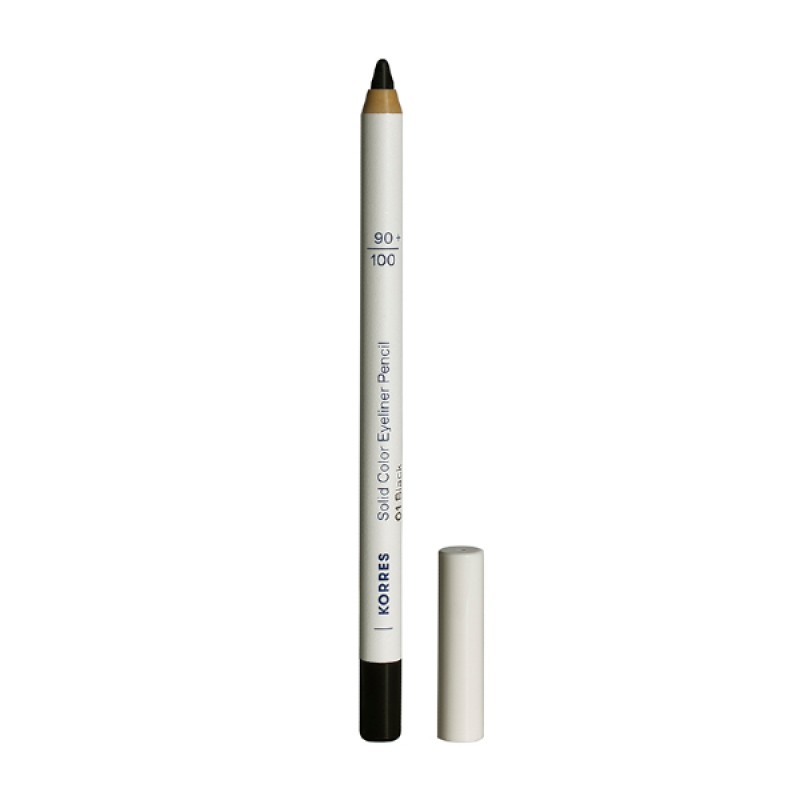 Korres Solid Color Eyeliner Μολύβι Ματιών 01 Black, 1.2gr Korres Solid Color Eyeliner Μολύβι Ματιών 01 Black, 1.2gr