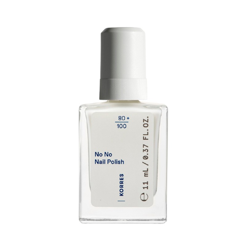 Korres No No Nail Polish No.02 Milky White Βερνίκι Νυχιών, 11ml Korres No No Nail Polish No.02 Milky White Βερνίκι Νυχιών, 11ml