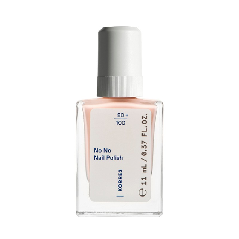 Korres No No Nail Polish No.20 Peach Blush Βερνίκι Νυχιών, 11ml Korres No No Nail Polish No.20 Peach Blush Βερνίκι Νυχιών, 11ml