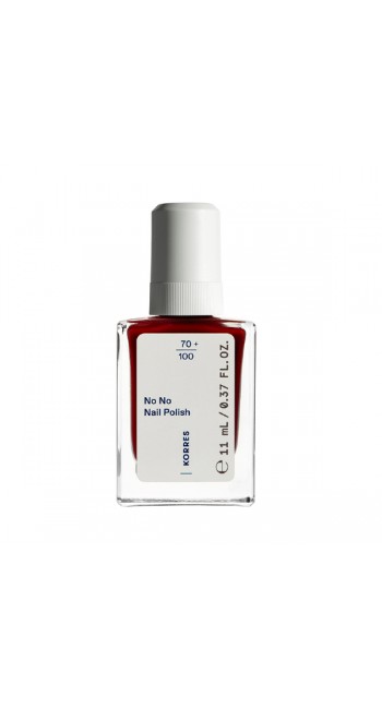 Korres No No Nail Polish No.57 Wine Red Βερνίκι Νυχιών, 11ml