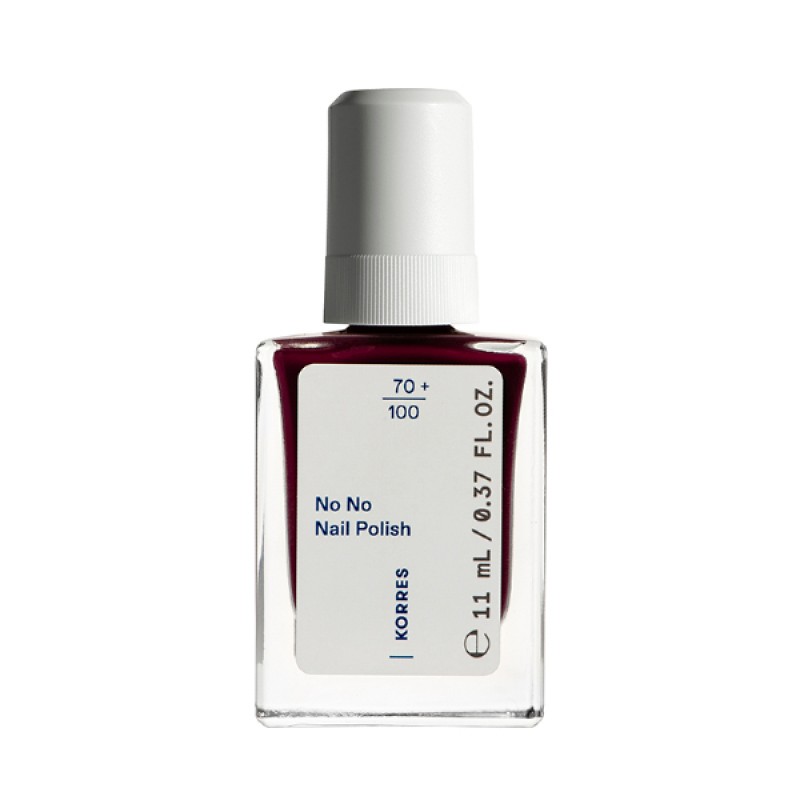 Korres No No Nail Polish No.59 Burgundy Red Βερνίκι Νυχιών, 11ml Korres No No Nail Polish No.59 Burgundy Red Βερνίκι Νυχιών, 11ml