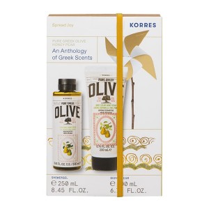 Korres Promo Pure Greek Olive Honey Pear Αφρόλουτρο & Κρέμα Σώματος