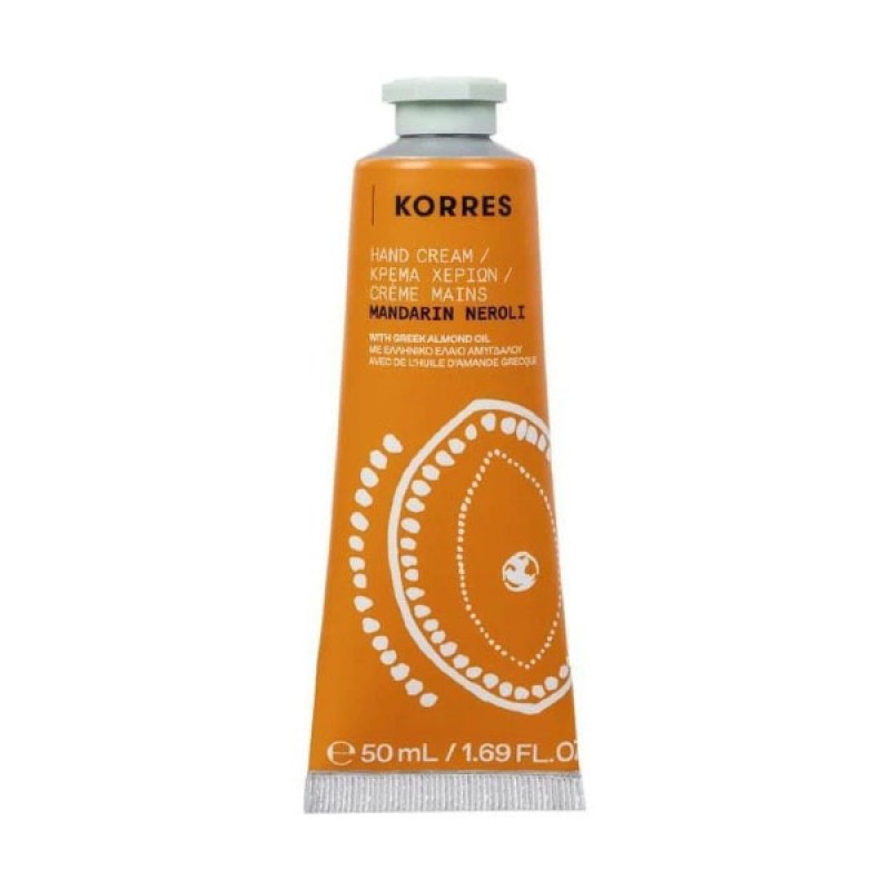Korres Mandarin Neroli Ενυδατική Κρέμα Χεριών, 50ml