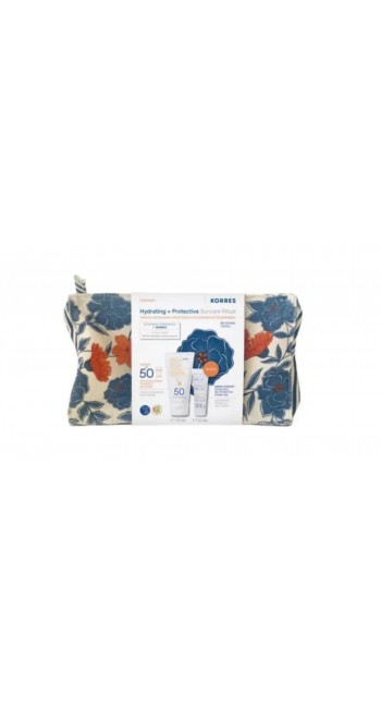 Korres Promo Yoghurt Tinted Sunscreen Face Cream SPF50 Αντηλιακή Κρέμα Προσώπου με Χρώμα 50ml + Nourishing Probiotic Gel-Cream Ενυδατική Κρέμα Προσώπου 20ml