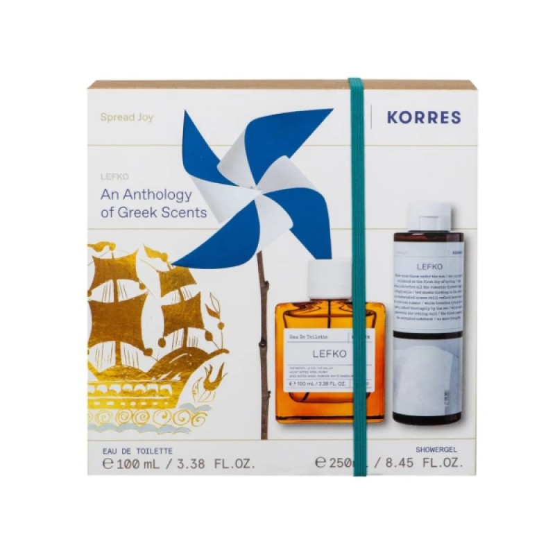 Korres Promo Lefko Eau De Toilette & Αφρόλουτρο