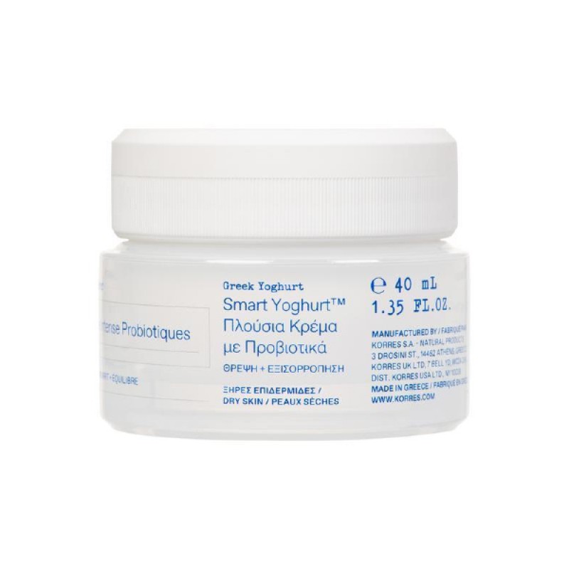 Korres Smart Yoghurt Πλούσια Κρέμα με Προβιοτικά, 40ml