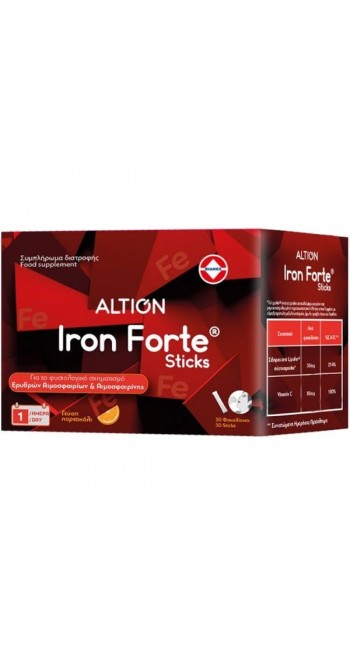 Altion Iron Forte Συμπλήρωμα Σιδήρου, 30 Φακελίσκοι