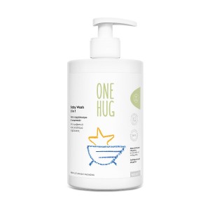 One Hug Baby Wash 2in1 Ήπιο Aφρόλουτρο & Σαμπουάν σε Μορφή Gel, 500ml