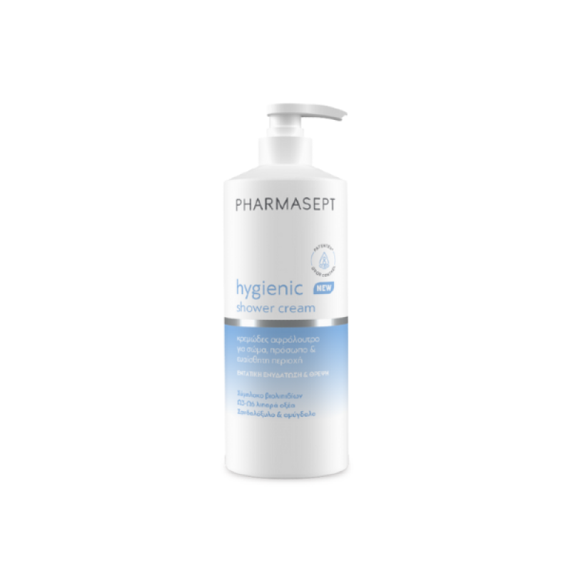 Pharmasept Hygienic Shower Cream Κρεμώδες Αφρόλουτρο για Εντατική Ενυδάτωση & Θρέψη, 500ml Pharmasept Hygienic Shower Cream Κρεμώδες Αφρόλουτρο για Εντατική Ενυδάτωση & Θρέψη, 500ml