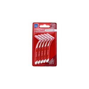 Intermed Ergonomic InterBrush Μεσοδόντια Βουρτσάκια Μέγεθος 2 Κόκκινα 0.5mm, 5τμχ