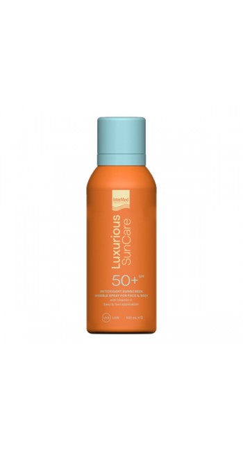 Intermed Luxurious Suncare Invisible Spray SPF50+ Αντηλιακό Σπρέι για Πρόσωπο & Σώμα, 100ml