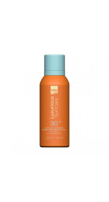 Intermed Luxurious Suncare Invisible Spray SPF30 Αντηλιακό Σπρέι για Πρόσωπο & Σώμα, 100ml
