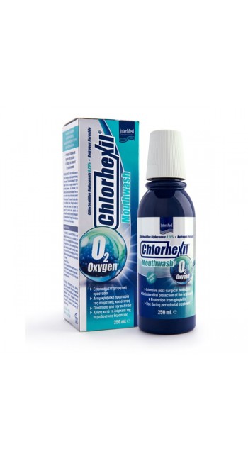 Intermed Chlorhexil Oxygen Mouthwash Στοματικό Διάλυμα, 250ml